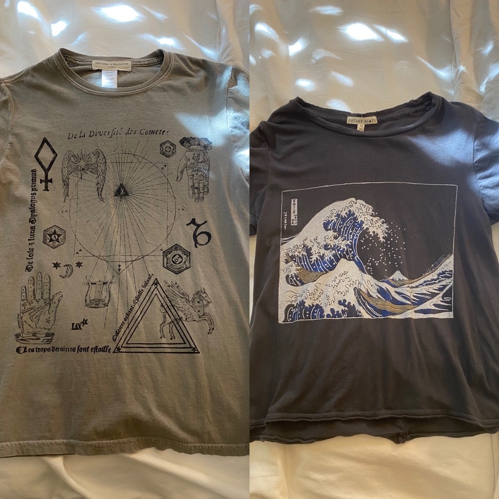 Bundle of TWO Urban Outfitters Graphic Tees!